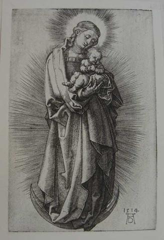 Primera imagen del registro Maria mit kurzem Haar auf dem Halbmond