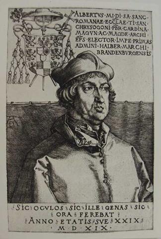Primera imagen del registro Albrecht von Brandenburg, Erzbischof von Mainz (der kleine Kardinal)