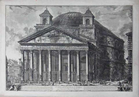 Primera imagen del registro Veduta del Pantheon d'Agrippa oggi Chiesa di S. Maria ad Martyres