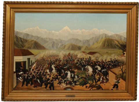 Primera imagen del registro La batalla de Rancagua