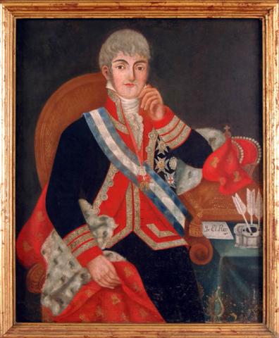 Primera imagen del registro Retrato de Fernando VII, Rey de España