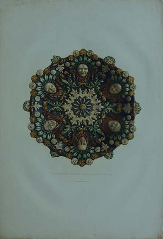 Primera imagen del registro Plat à mascarons Musée du Louvre, collection Sauvageot