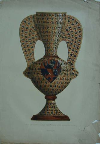 Primera imagen del registro Vase majolica Musée des Thermes et de L'Hotel de Cluny