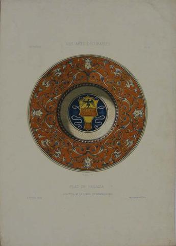 Primera imagen del registro Plat de Faenza (collection de Mr. Le Comte de Nieuwerkerke