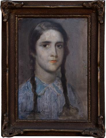 Primera imagen del registro Retrato de una niña con trenzas