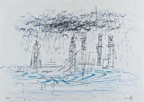 Primera imagen del registro Llueve (Composición IV)