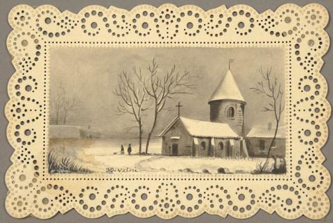 Primera imagen del registro Iglesia en un campo nevado