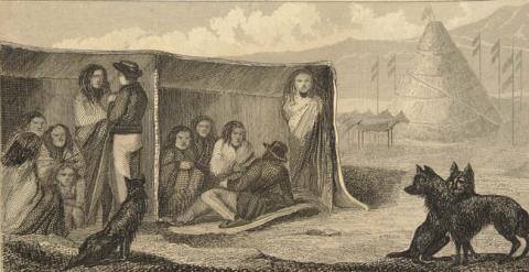 Primera imagen del registro Campamento indígena