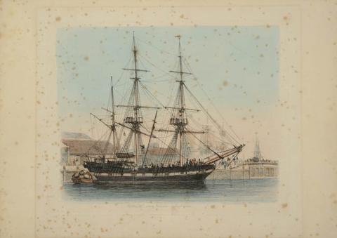 Primera imagen del registro Barque Free-Trader London docks