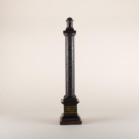 Primera imagen del registro Maqueta de la columna de Marco Aurelio