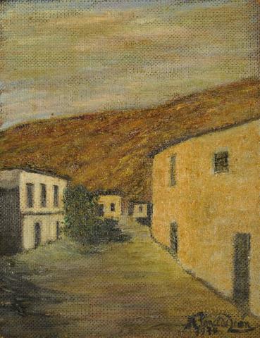 Primera imagen del registro Paisaje con molino, Valparaíso