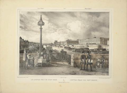 Primera imagen del registro Le Louvre pris du pont Neuf