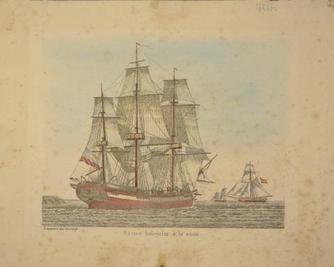 Primera imagen del registro Navire baleinier à la voile