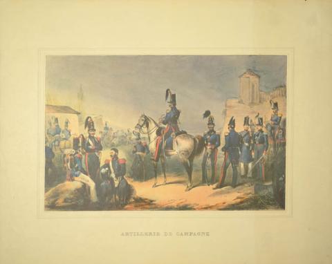 Primera imagen del registro Artillerie de Campagne