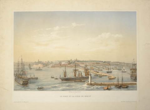 Primera imagen del registro Le port et la vilee de Brest