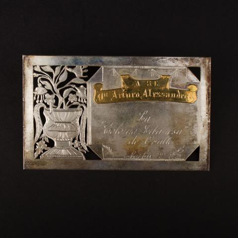 Primera imagen del registro Placa conmemorativa al Presidente Arturo Alessandri Palma, de la colonia Libanesa de Ovalle