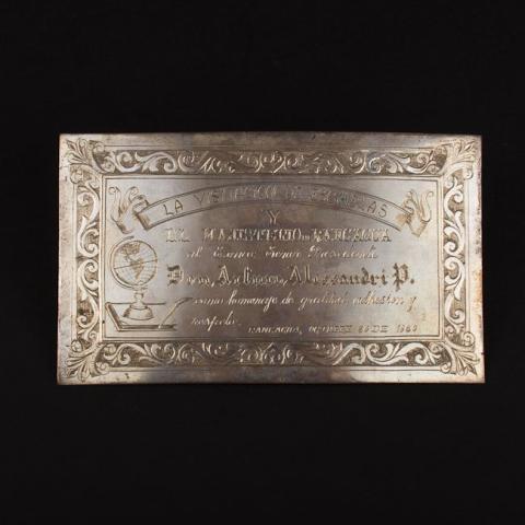 Primera imagen del registro Placa cnmemorativa al Presidente Arturo Alessandri Palma del Magisterio de Rancagua