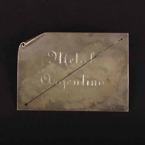 Primera imagen del registro Placa metal Argentino