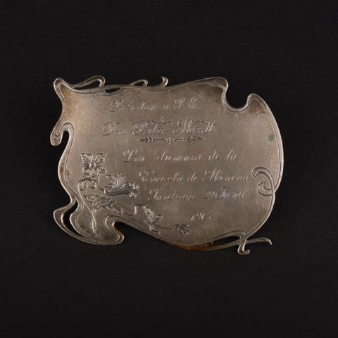 Primera imagen del registro Placa conmemorativa al Presidente Pedro Montt Alumnos Escuela de Mineria