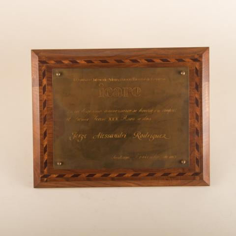 Primera imagen del registro Placa conmemorativa