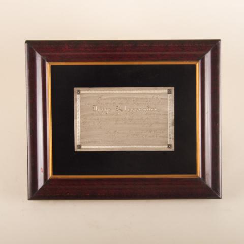 Primera imagen del registro Placa conmemorativa