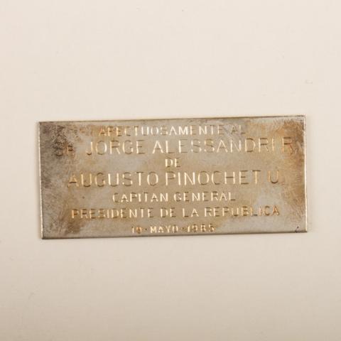 Primera imagen del registro Placa conmemorativa