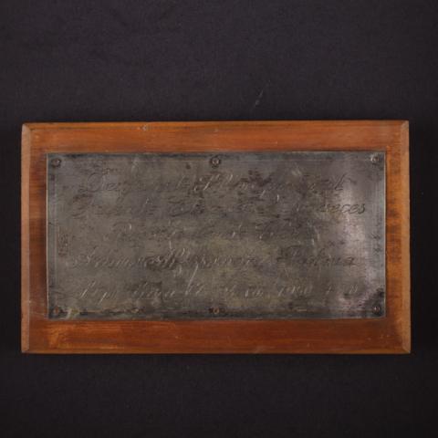 Primera imagen del registro Placa conmemorativa