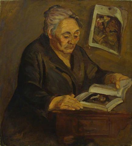 Primera imagen del registro Retrato de su madre, Ester Villagra