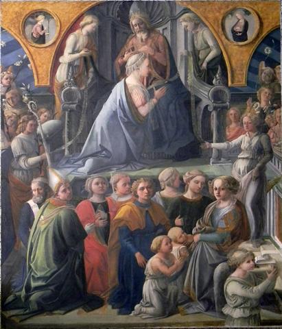 Primera imagen del registro Coronación de la Virgen, copia de Fra Filippo Lippi