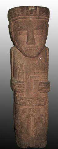 Primera imagen del registro Monolito escultórico de Tiahuanaco