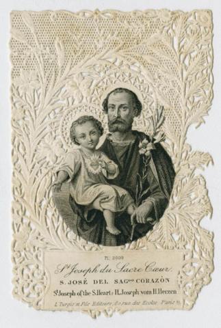 Primera imagen del registro San José del Sagrado Corazón y niño Jesús