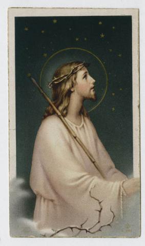 Primera imagen del registro Estampa religiosa con la imagen del Cristo de la Caña