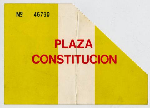 Primera imagen del registro Entrada para la venida del Papa Juan Pablo II