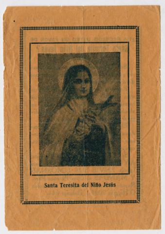 Primera imagen del registro Santa Teresita del Niño Jesús