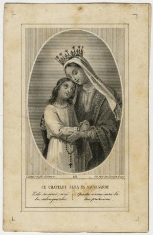 Primera imagen del registro Estampa de María Reina