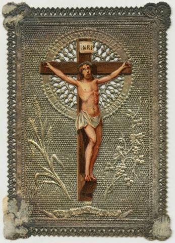 Primera imagen del registro Estampa con Cristo Crucificado