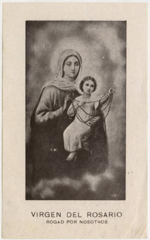 Primera imagen del registro Virgen del Rosario