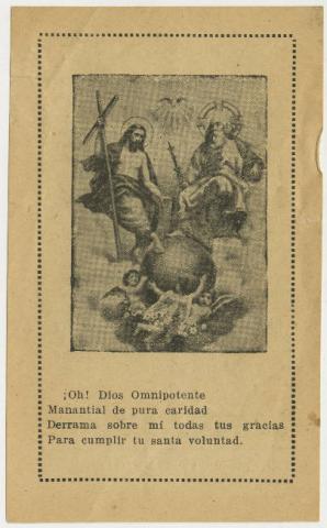 Primera imagen del registro Santísima Trinidad