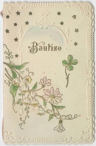 Primera imagen del registro Recuerdo de bautismo de Alfredo Saavedra