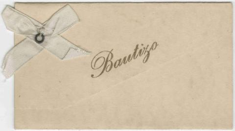Primera imagen del registro Tarjeta de bautismo de Jorge Wáshington Rodríguez Peña