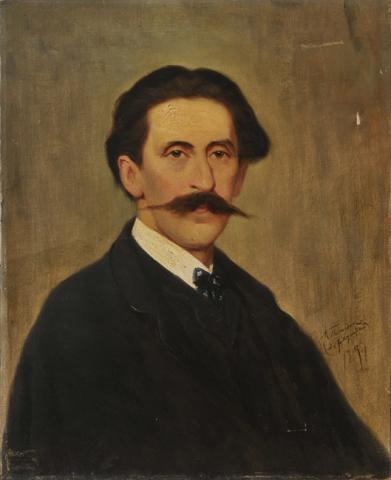 Primera imagen del registro Retrato del pintor Antonio Smith