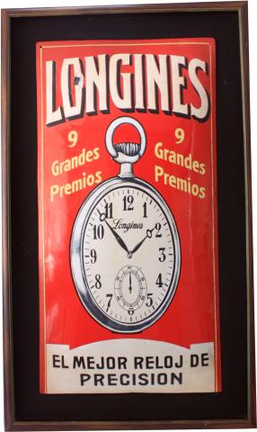 Primera imagen del registro Letrero Reloj Longines