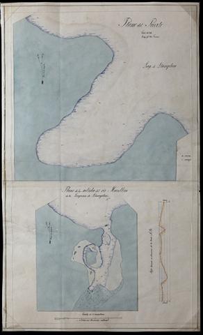 Primera imagen del registro Plano del Puerto, Plano de la Salida del Río Maullín