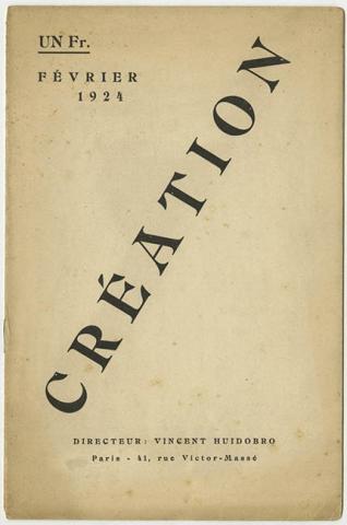 Primera imagen del registro Revista Création