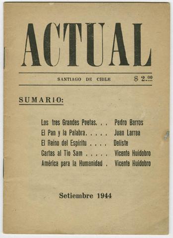 Primera imagen del registro Revista Actual