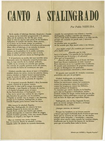 Primera imagen del registro Canto a Stalingrado