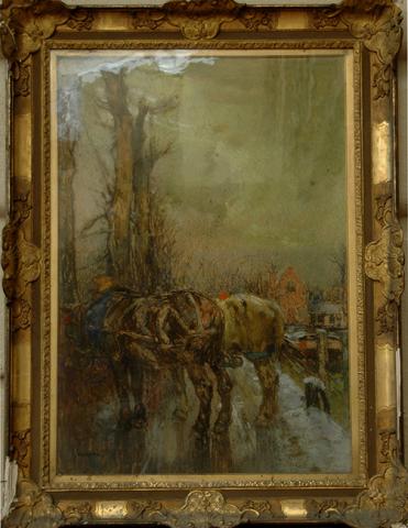 Primera imagen del registro Caballos arrastrando lanchas en el Canal de Bruges