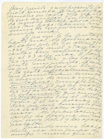 Primera imagen del registro Carta de Gabriela Mistral a la poetisa Gabriela Huneeus