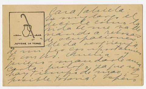 Primera imagen del registro Cartas de Gabriela Mistral a la poetisa Gabriela Huneeus
