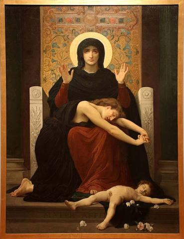 Primera imagen del registro Mater aflictorum, copia de William Bouguereau